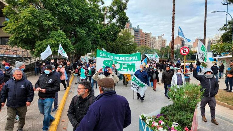 11 días de reclamos del Suoem: la protesta de municipales provocó caos de tránsito