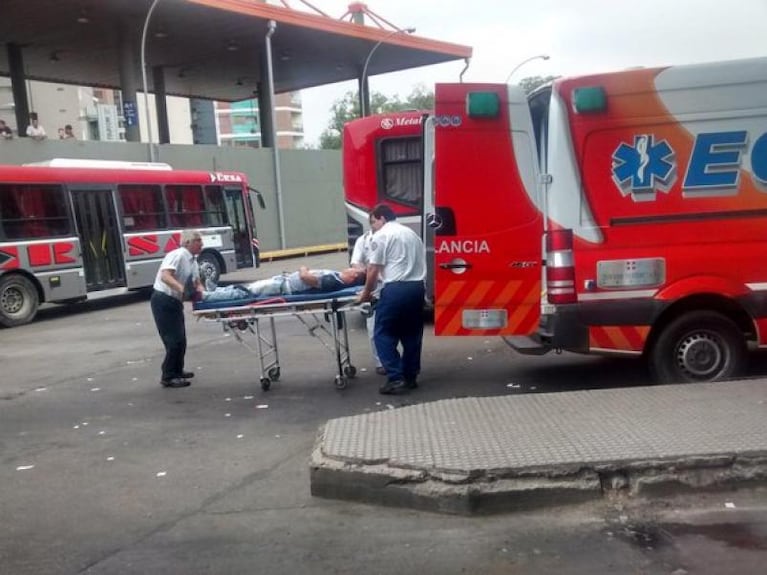 1500 evacuados por un incendio en la Terminal