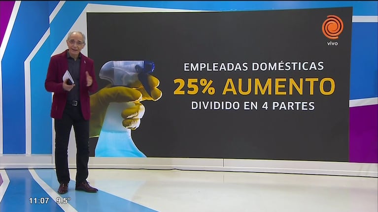 25% de aumento en cuatro tramos para auxiliares domésticas