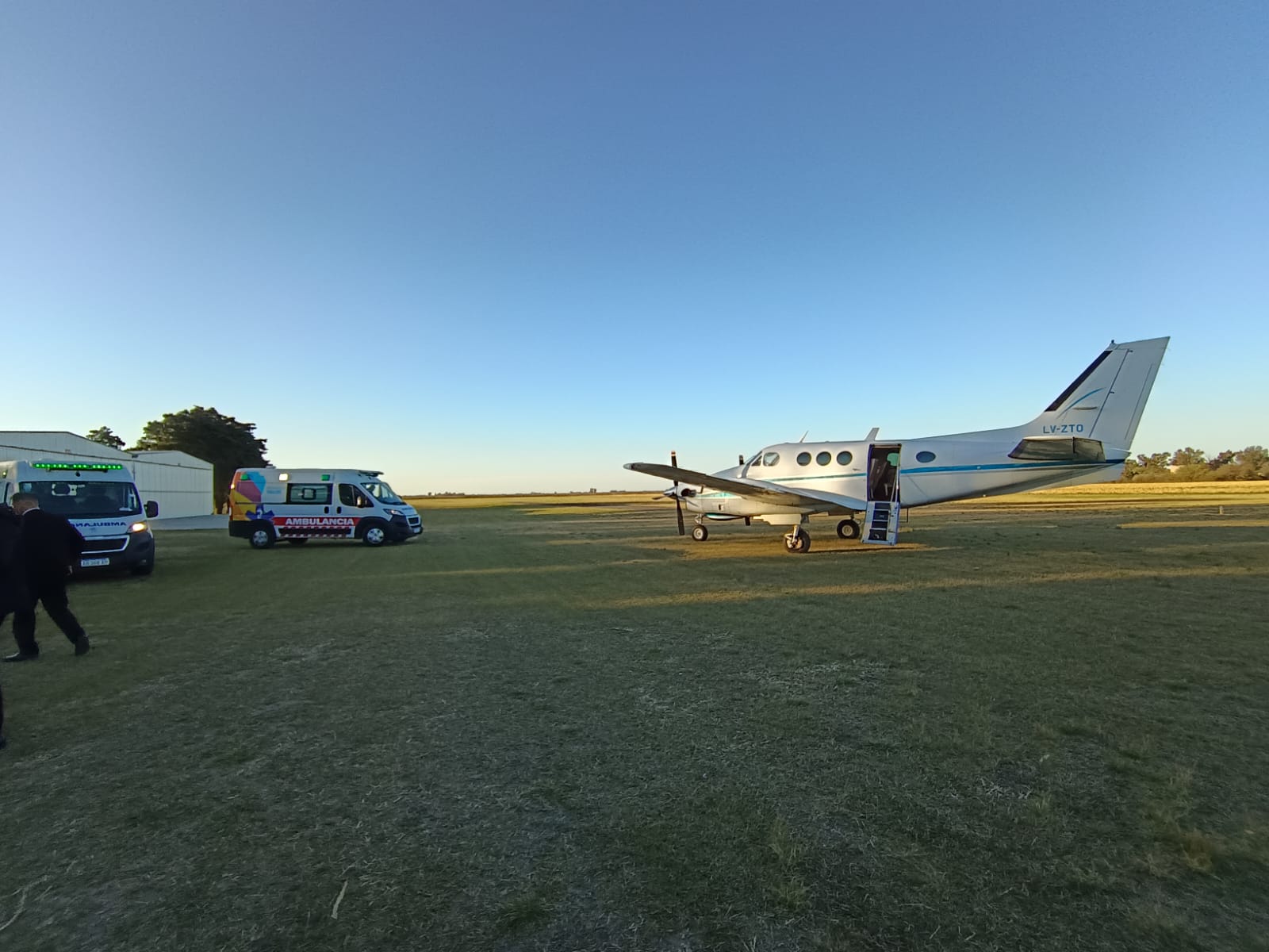 El aeroclub explicó la importancia de actualizar el sistema lumínico.