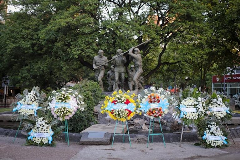 38 años de Malvinas: el homenaje de Alberto Fernández, la Provincia y la Municipalidad