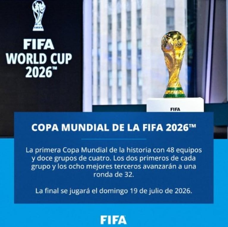 48 países y 104 partidos: la FIFA confirmó el cambio de formato para el próximo Mundial