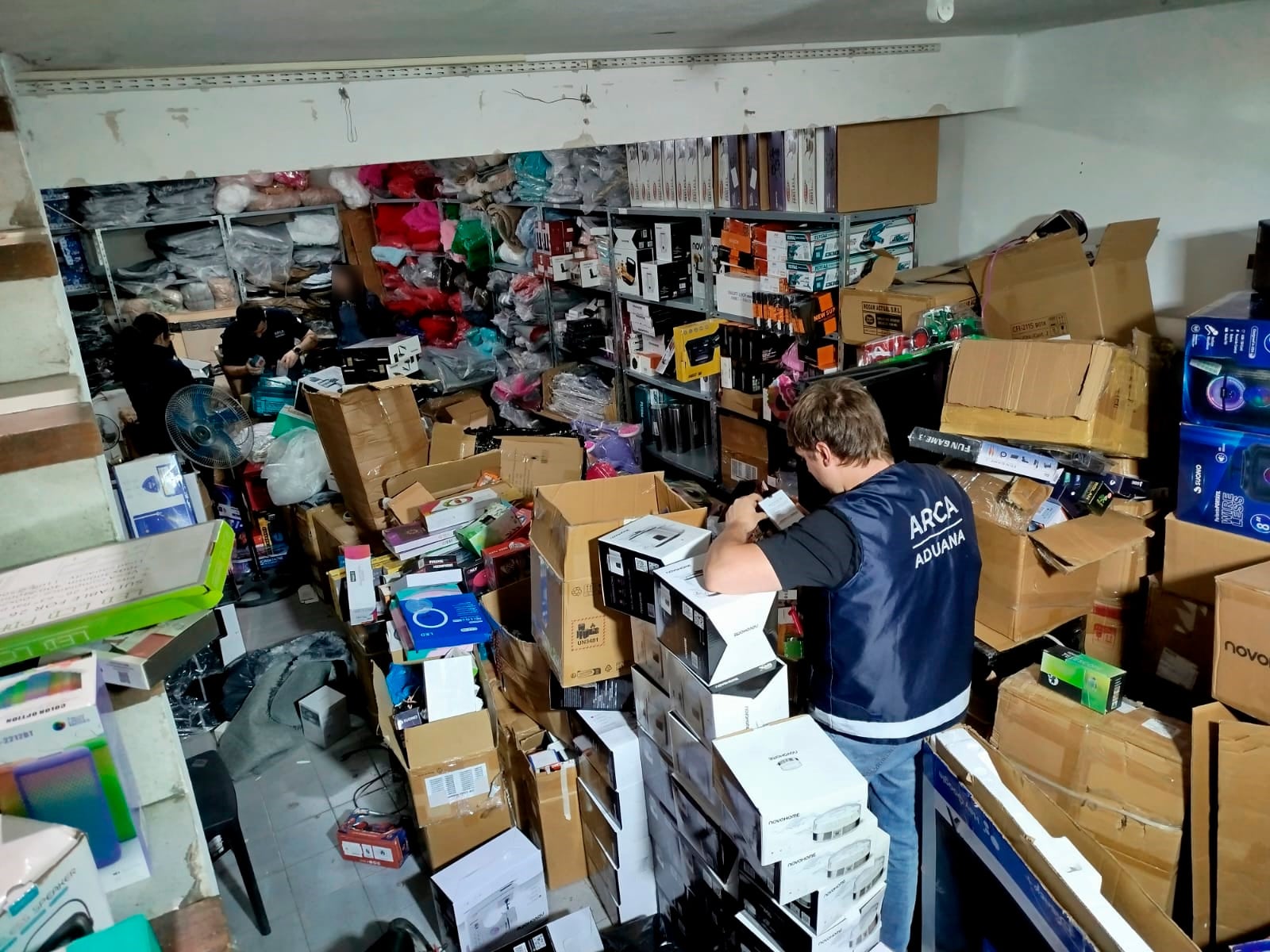 Incautaron mercadería de contrabando en Córdoba. (Foto: Prensa Gendarmería)