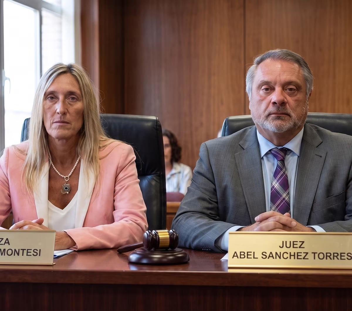 Graciela Montesi y Abel Sánchez Torres, integrantes de la Cámara Federal de Córdoba.