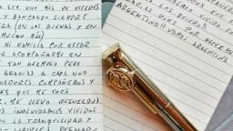 El detalle de la lapicera con la que Messi escribió la carta para despedirse de la Selección Argentina.
