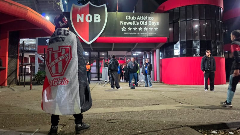 Los hinchas de Instituto coparon Rosario para el choque ante Platense por Copa Argentina.