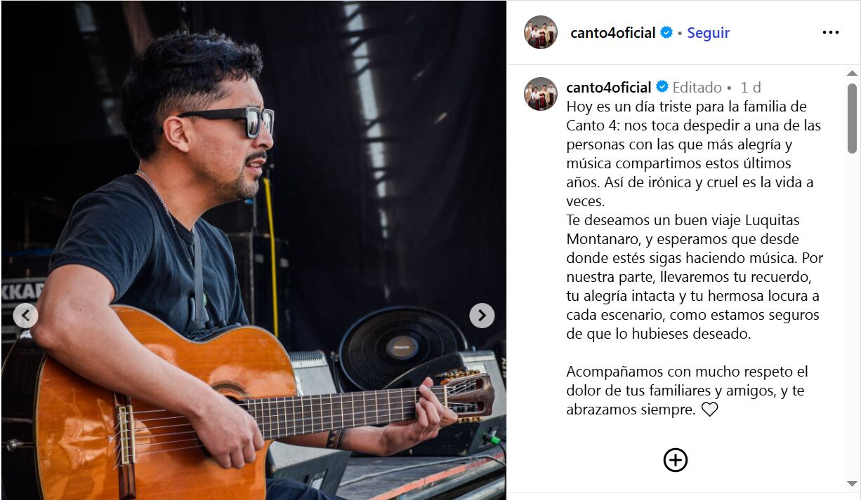 El folklorista murió tras descompensarse jugando al fútbol.