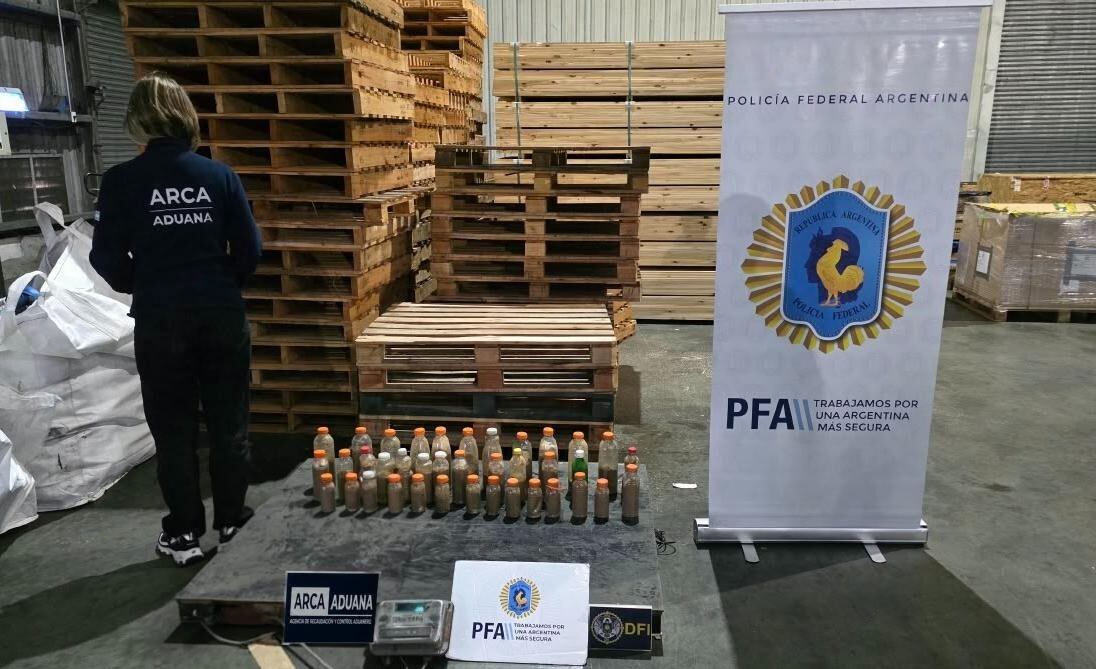 El mayor secuestro  de éxtasis en la historia argentina.