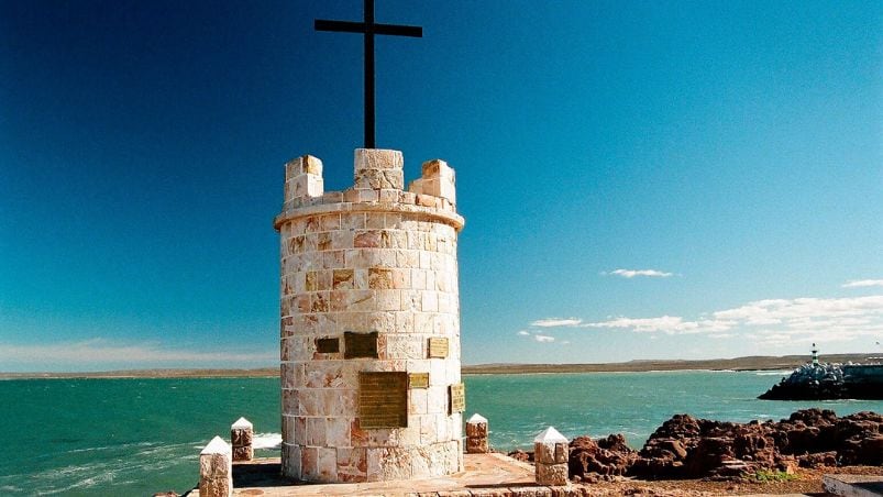 La pintoresca localidad de Camarones, Chubut.