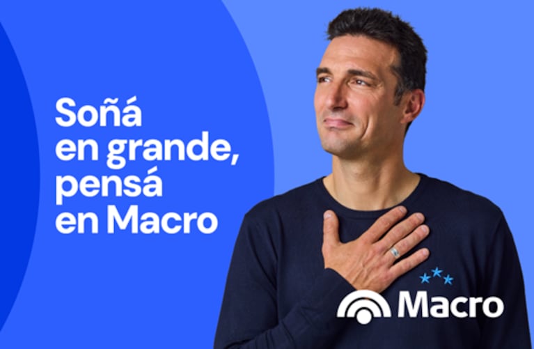 A 40 días del mundial, Banco Macro presenta “Soñá en grande”, su nueva campaña con Lionel Scaloni