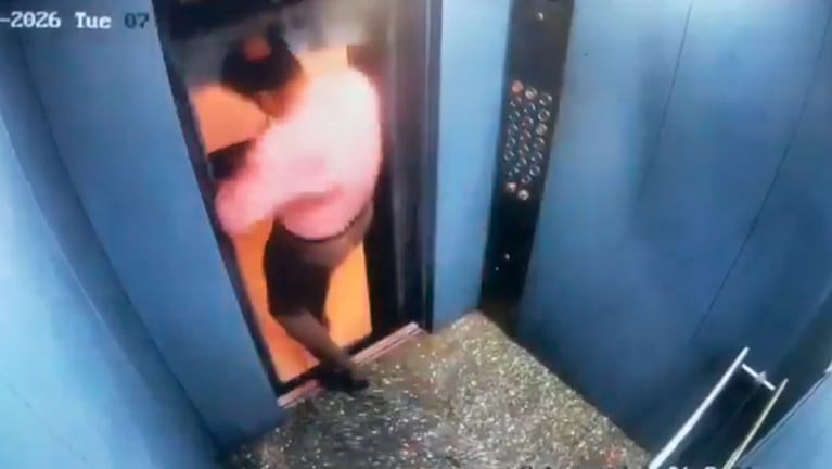 A centímetros de la tragedia en el ascensor.