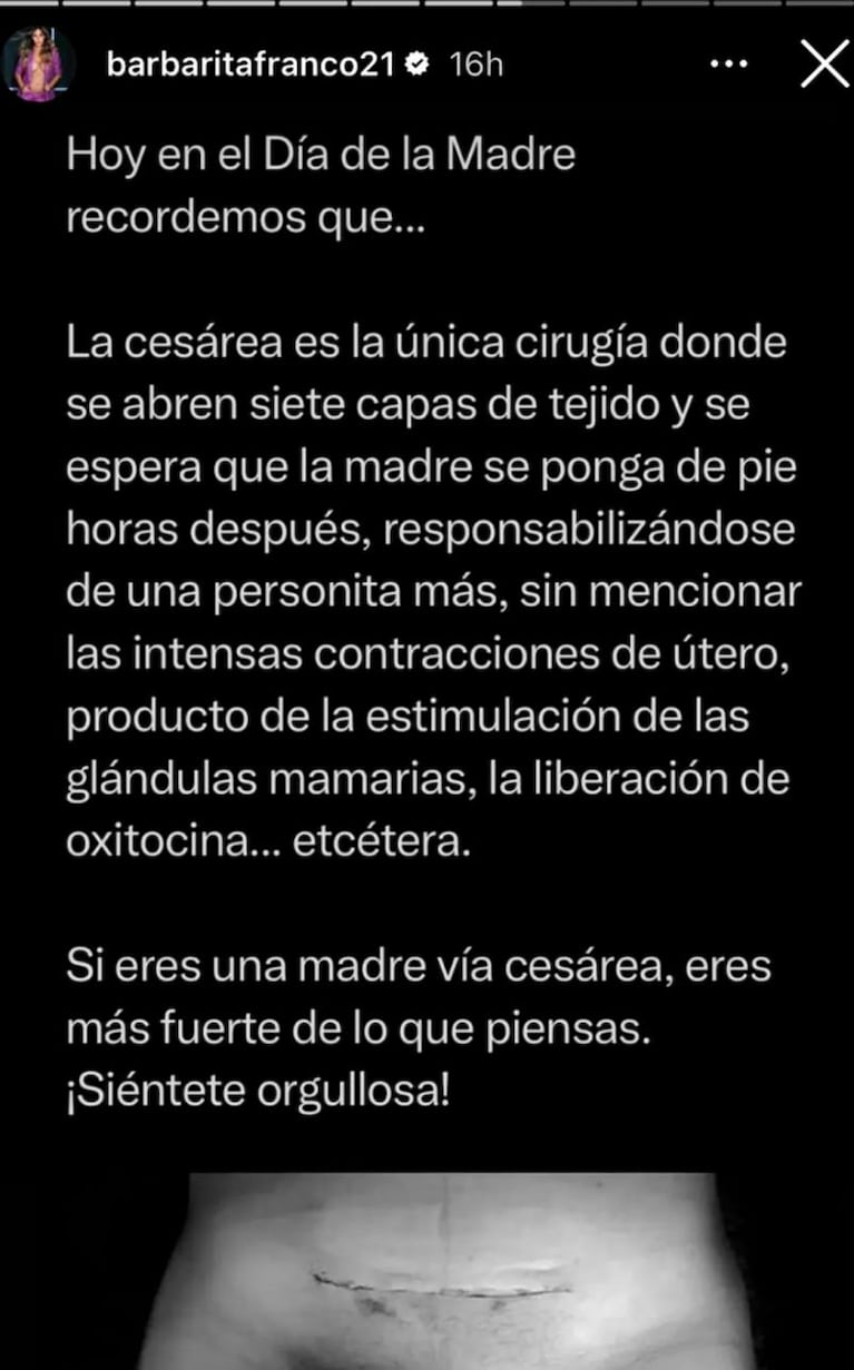 A cinco meses de ser mamá, Barby Franco develó qué fue lo que más le costó