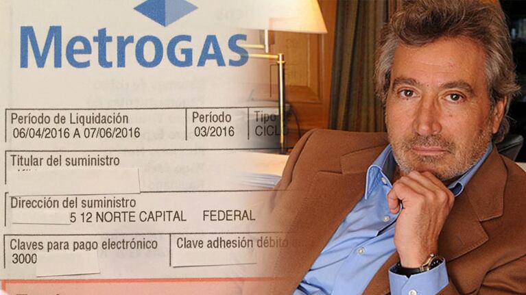 A Daniel Vila le dio vergüenza pagar su factura de gas.