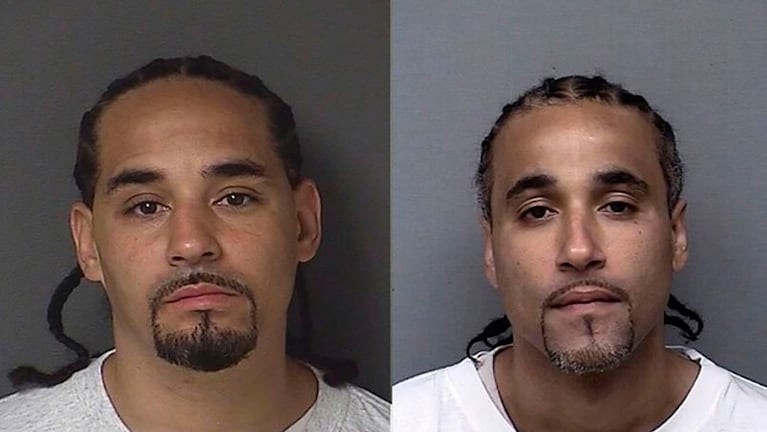 A la izquierda Ricky Amos, el verdadero sospechoso; a la derecha Richard Jones, quien estuvo en prisión aunque no cometió el delito. / Foto: CNN