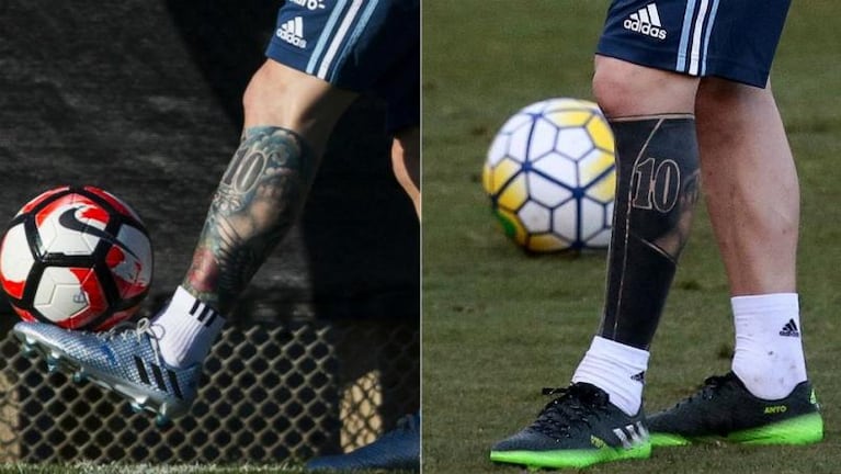 A lo Cande Tinelli: Messi estrenó nuevo tatuaje con la Selección
