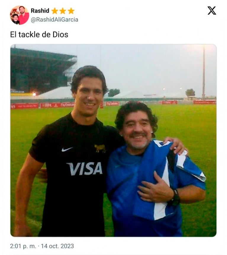 A lo Dibu Martínez, el tackle salvador de Moroni para Los Pumas