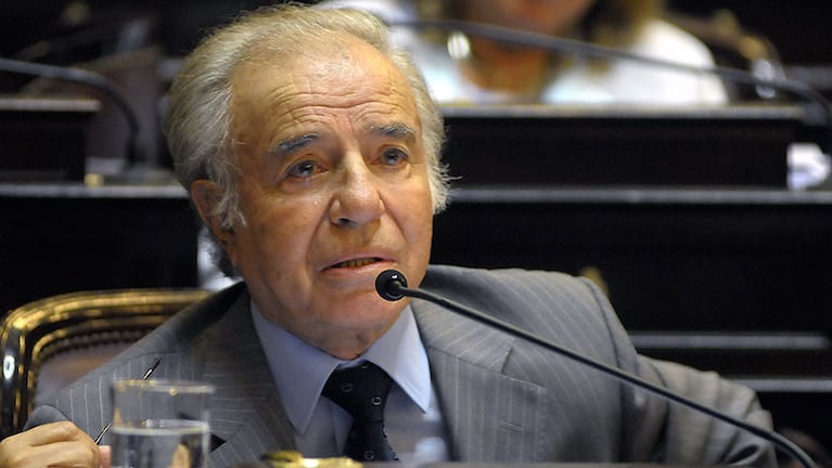 A los 85 años, Carlos Menem sigue siendo senador nacional.