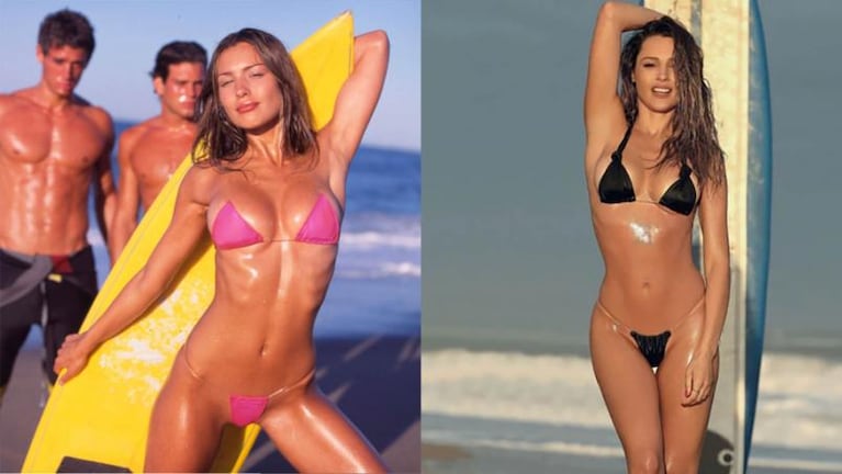 A Pampita no le pasa el tiempo: usó la misma bikini de hace 20 años