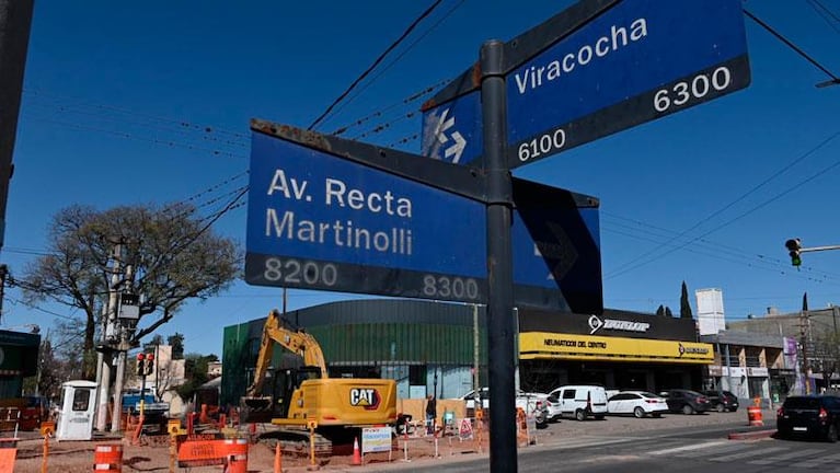 A partir de este viernes queda habilitada la mano que va hacia el centro sobre Recta Martinolli.