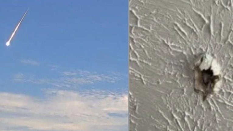 A plena luz del día cayó un meteorito en Estados Unidos.