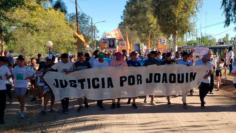 A un año del crimen de Joaquín Paredes, marcharon para pedir justicia