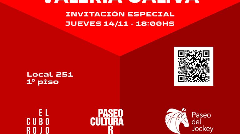 “A VOLTE”: Valeria Caliva presenta su muestra plástica en EL CUBO ROJO