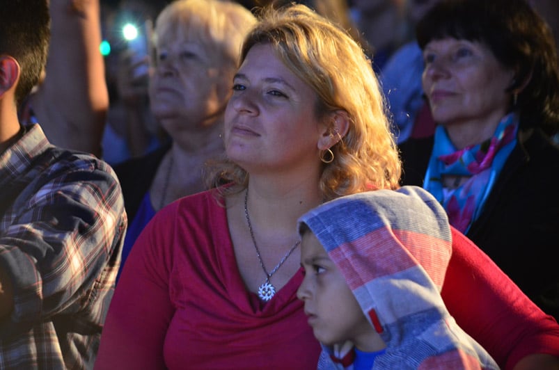 Abel Pintos llenó la Plaza Próspero Molina. Foto: Francesco Trombetta / ElDoce.tv