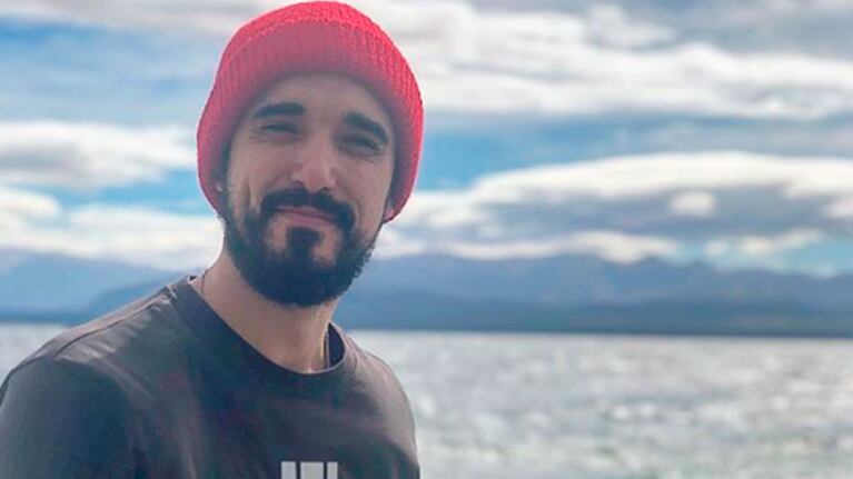 Abel Pintsos en el sur del país, previo a su cambio de look.