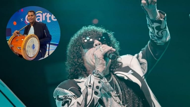 Abraham Vazquez volvió a tocar junto a La Mona Jiménez.
