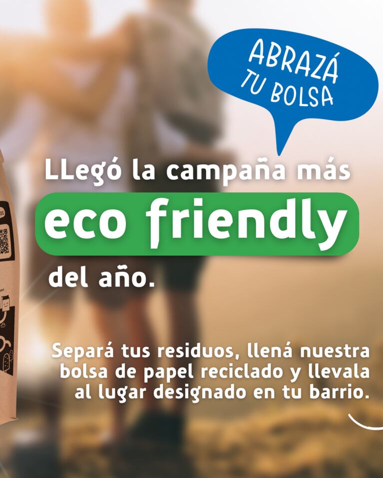 Abraza tu bolsa, abraza el ambiente