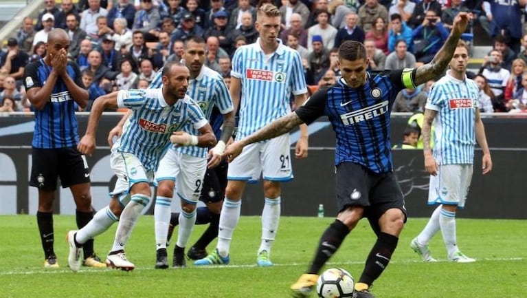 Abrió el camino de la victoria del Inter: el gol de Icardi ante el Spal