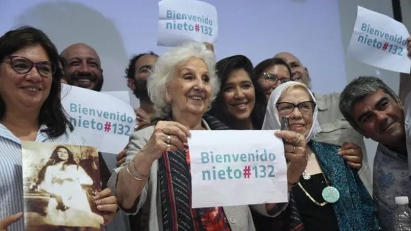 Abuelas de Plaza de Mayo anunció la restitución del nieto 132.