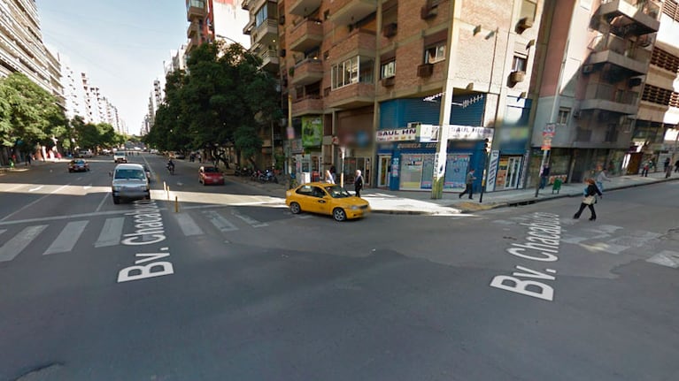 Acá fue atropellado el peatón.