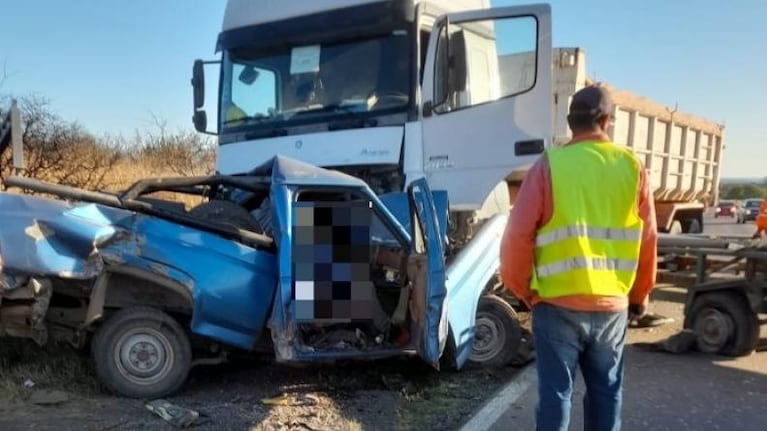 accidente camion camioneta