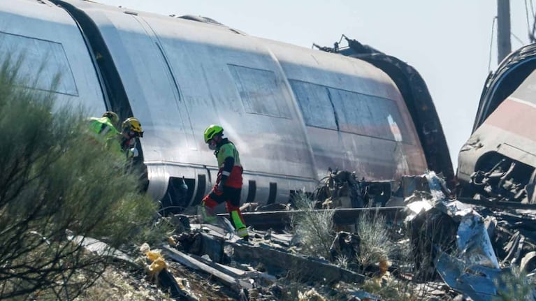 Accidente de trenes en españa