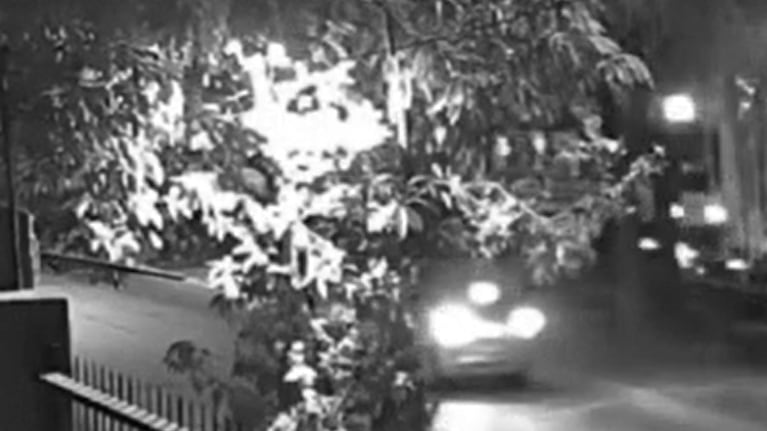 Accidente en el que murió Ernestina Pais.