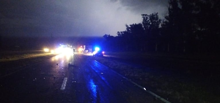 Accidente en la Ruta Nacional 8.