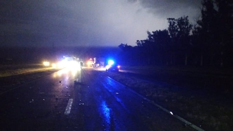 Accidente en la Ruta Nacional 8.