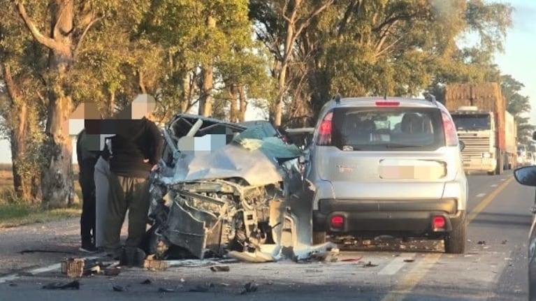 Accidente en un choque múltiple en Córdoba. Imagen: gentileza Mira el Norte.