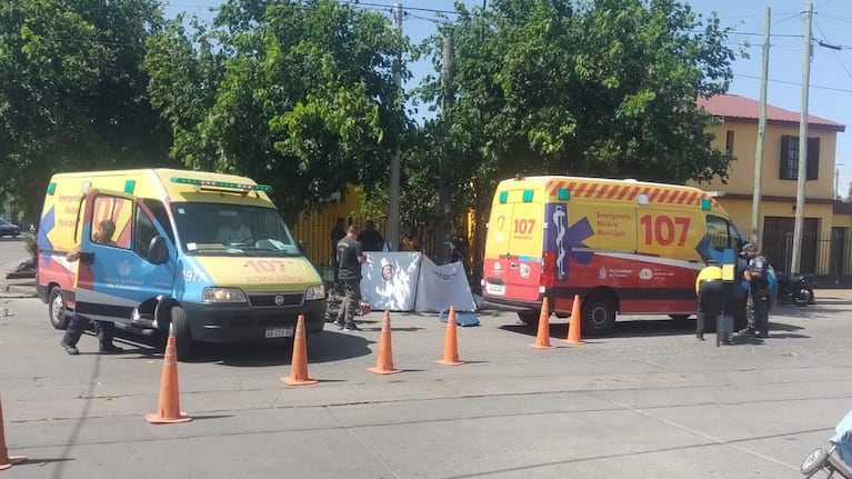 Accidente fatal en barrio Altos Sud de San Vicente.