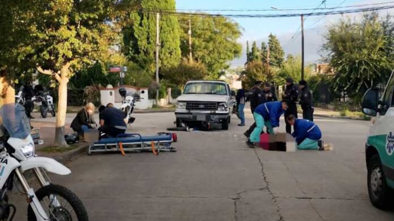 Accidente fatal en Carlos Paz. Imagen: Carlos Paz Vivo.