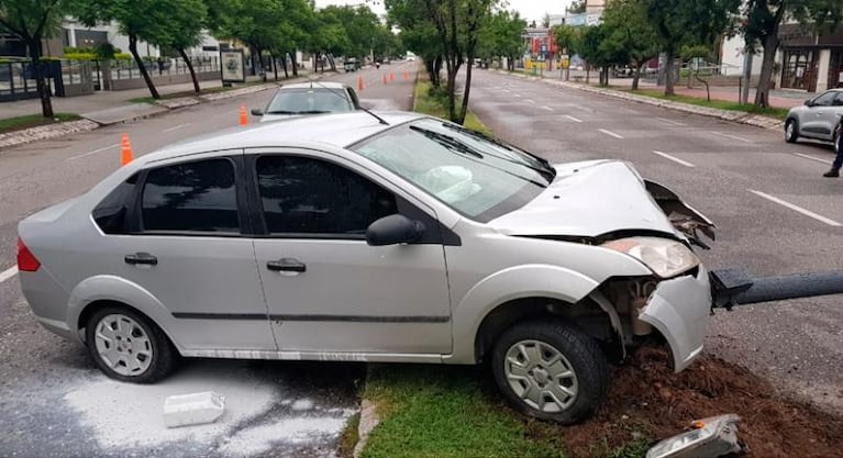 Accidente y caos en Av. Rafael Nuñez