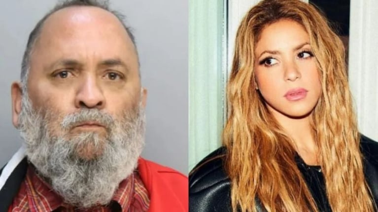 Acosaba a Shakira y quedó detenido en Miami. 