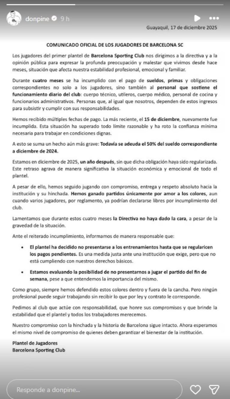 Acribillaron a una estrella del fútbol de Ecuador: su último posteo y qué se sabe del crimen