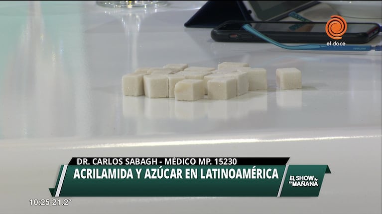 Acrilamida y azúcar en Latinoamérica