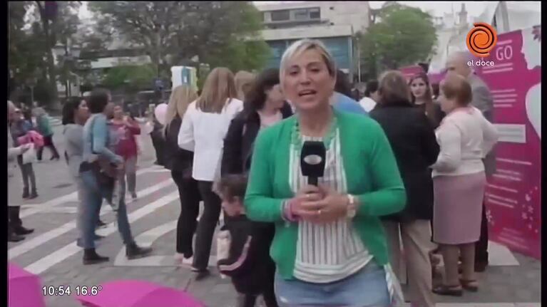 Actividades contra el cáncer de mamá