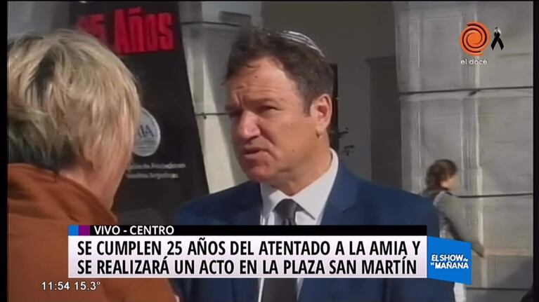 Acto conmemorativo por los 25 años del atentado a la AMIA