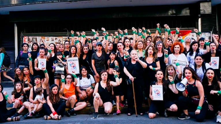 Actrices Argentinas se manifestaron en contra del fallo del Tribunal de Cruz del Eje.