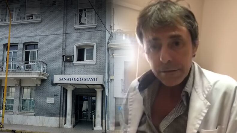 Además de al profesional, la familia también se quejó por el servicio del sanatorio.