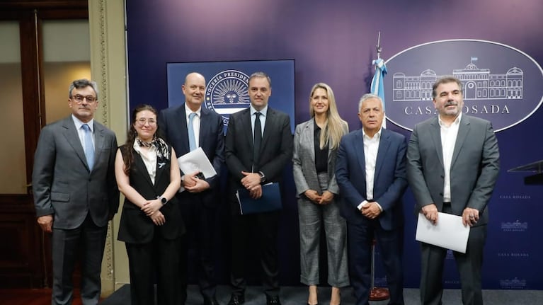 Adorni presentó el informe final del Consejo de Mayo.